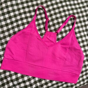 VS PINK Hot Pink Sports Bra (non padded)